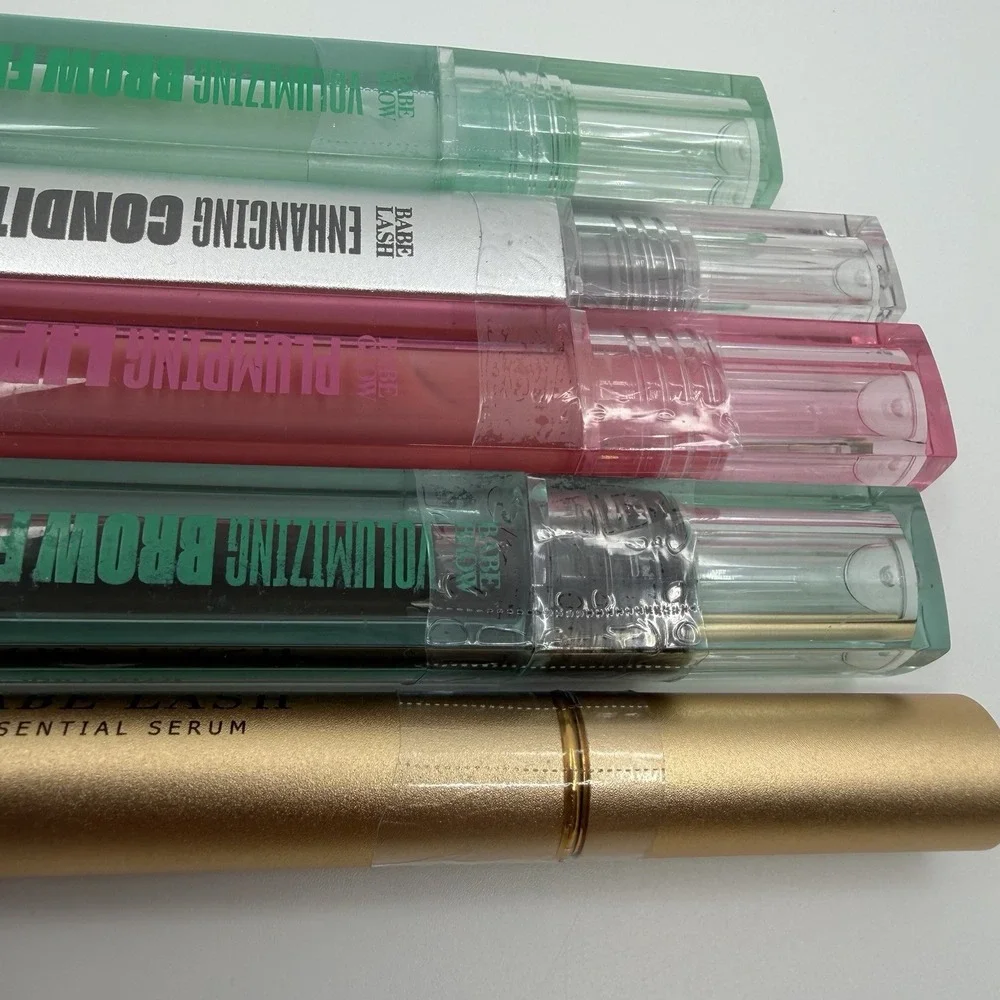 Babe Original Set Lash Brow Filler Plumping Lip Jelly All New And Sealed Bottles